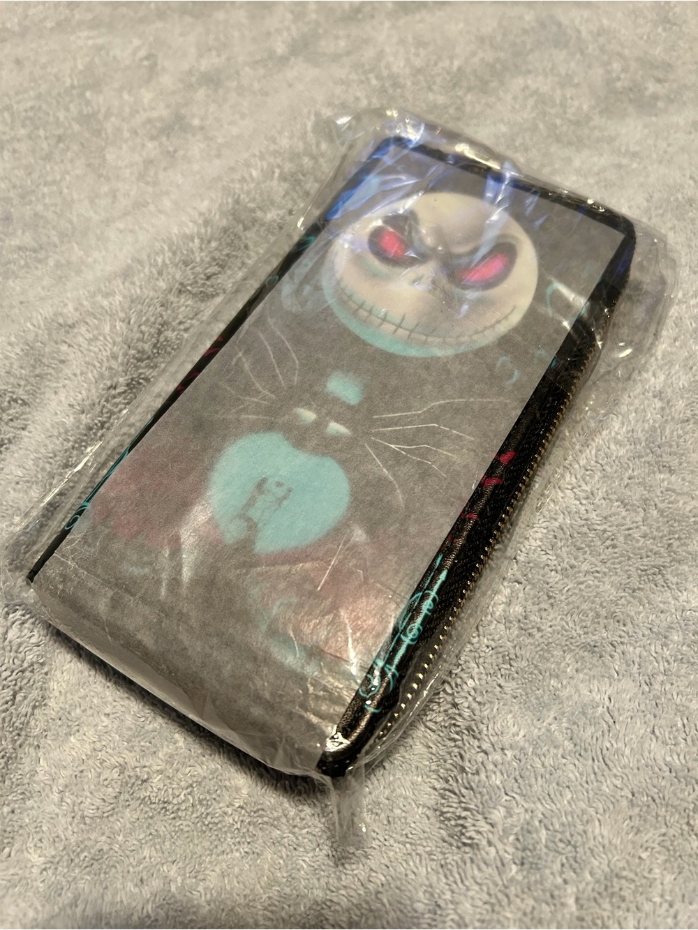 NIGHTMARE BEFORE CHRISTMAS JACK SKELLINGTON ZIP-AROUND LONG WALLET/NWT/NIP! - Picture 4 of 7